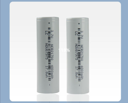Qualität  21*70mm Rechargeable Flashlight Battery 21700 3.7 V Li Ion Battery 4800mah usine