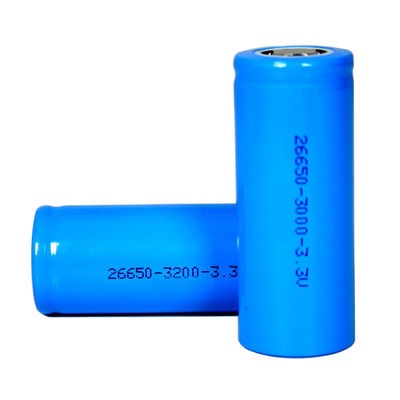 26650 Lithium-zylinderförmige Batterie 3.2V 3000mAh 3300mAh Lifepo4 für Elektrowerkzeuge