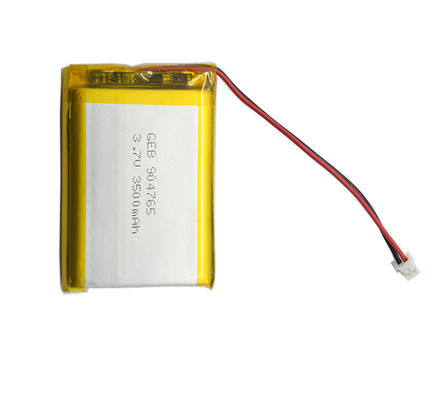 wieder aufladbare 904765 Lipolymer 3.7v 3500mAh lipo Batterie mit Verbindungsstück