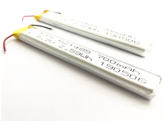 621485 601585 651485 700mah Polymer-Batterie führte des Lithium-Ion3.7v (3.8v) für Streifen Lichter