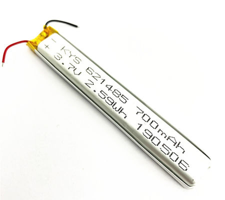621485 601585 651485 700mah Polymer-Batterie führte des Lithium-Ion3.7v (3.8v) für Streifen Lichter
