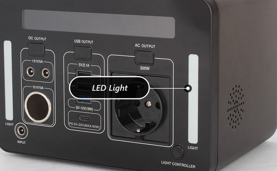 Tragbarer Generator 110v 300wh 300w im Freien/kleines tragbares Kraftwerk