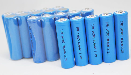 14500 3.2V600mah Batterie des Lithium-LiFePO4
