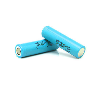 Elektrisches Lithium Ion Battery 0.05kg der Fahrrad-3.7V 2500mAh 20A 25R 18650