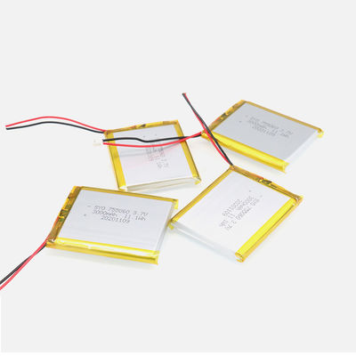 Quadrat-wieder aufladbares Lithium Ion Polymer Battery Pack 3,7 V 3000mAh 11.1Wh