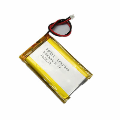 Lithium-Ion Batterys 3,7 V 200mah Lipo 5mm hoher Temperatur Batterie mit UL-CER