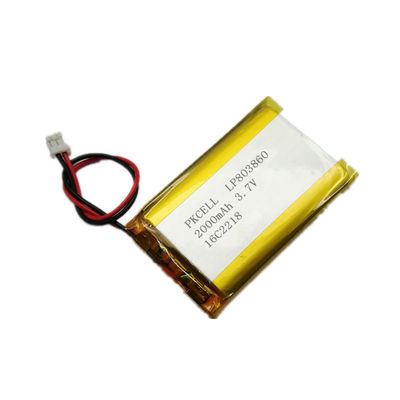 Lithium-Ion Batterys 3,7 V 200mah Lipo 5mm hoher Temperatur Batterie mit UL-CER