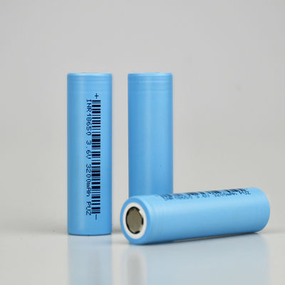 Lithium-zylinderförmige Batterie-tiefe Zyklus-Zelle 11.744Wh INR18650 3200mAh