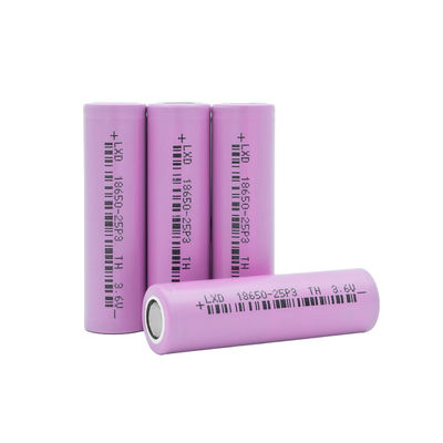 maximales 3.6v 2500mah 18650 Lithium Ion Battery Lithium Cylindrical Cells 3C
